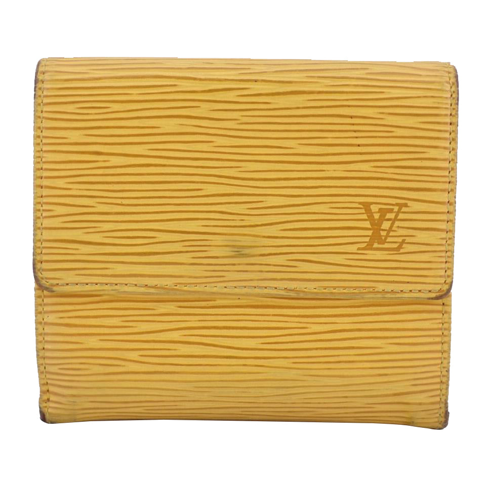 Epi Yellow Elise Wallet