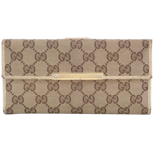 GG Canvas Long Wallet