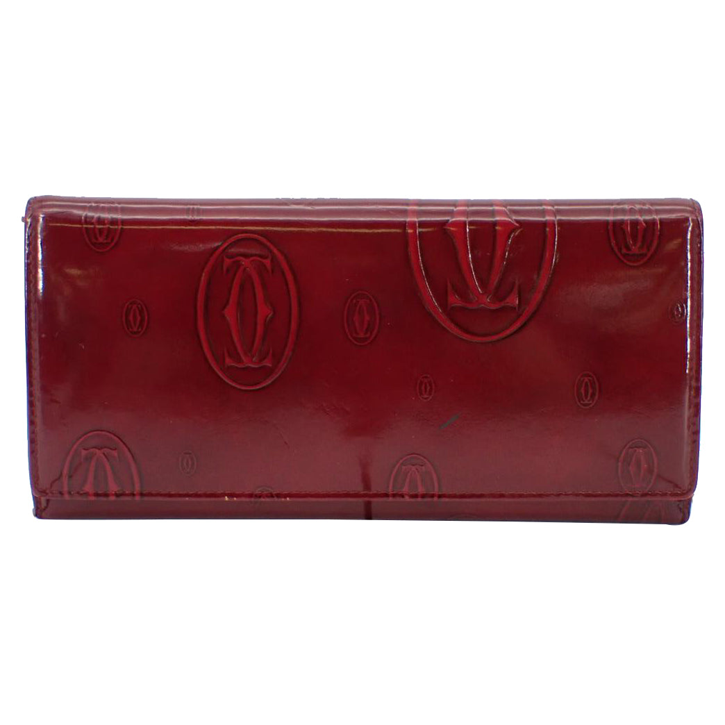 Red Birthday Bi-fold Long Wallet