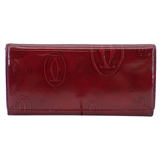 Red Birthday Bi-fold Long Wallet