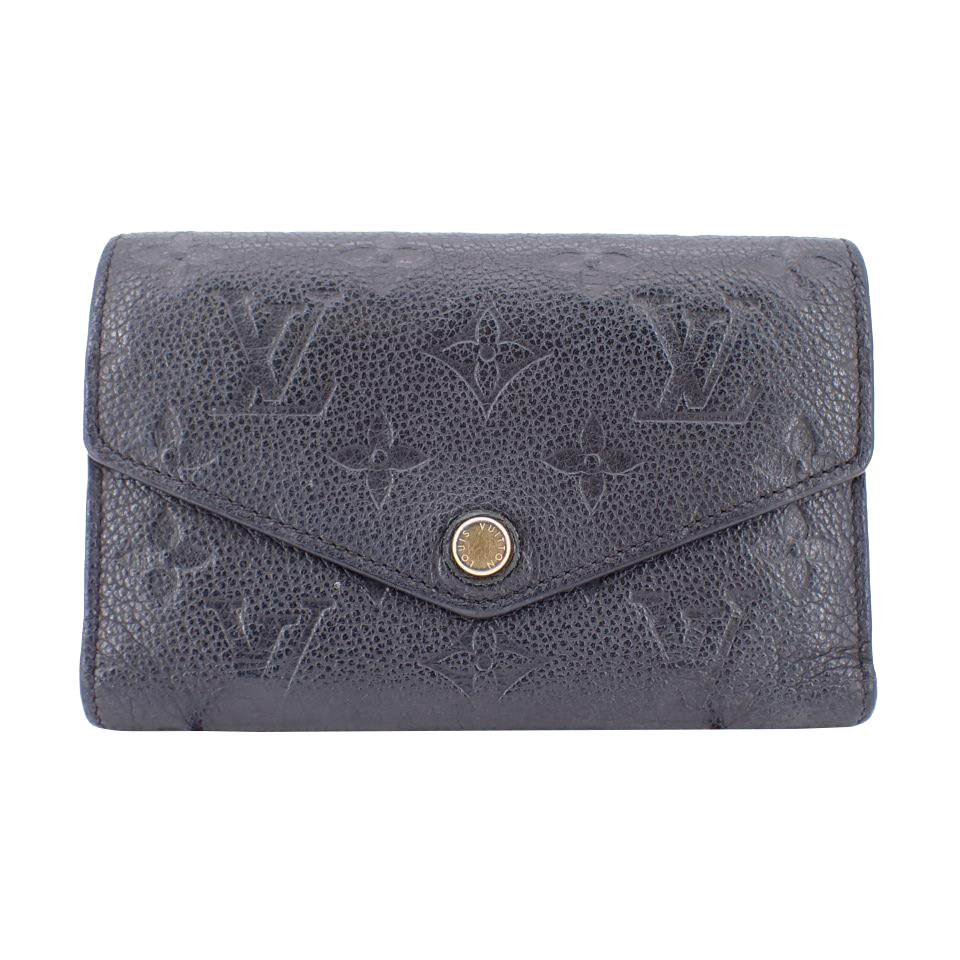 Empreinte Navy Blue Compact Wallet