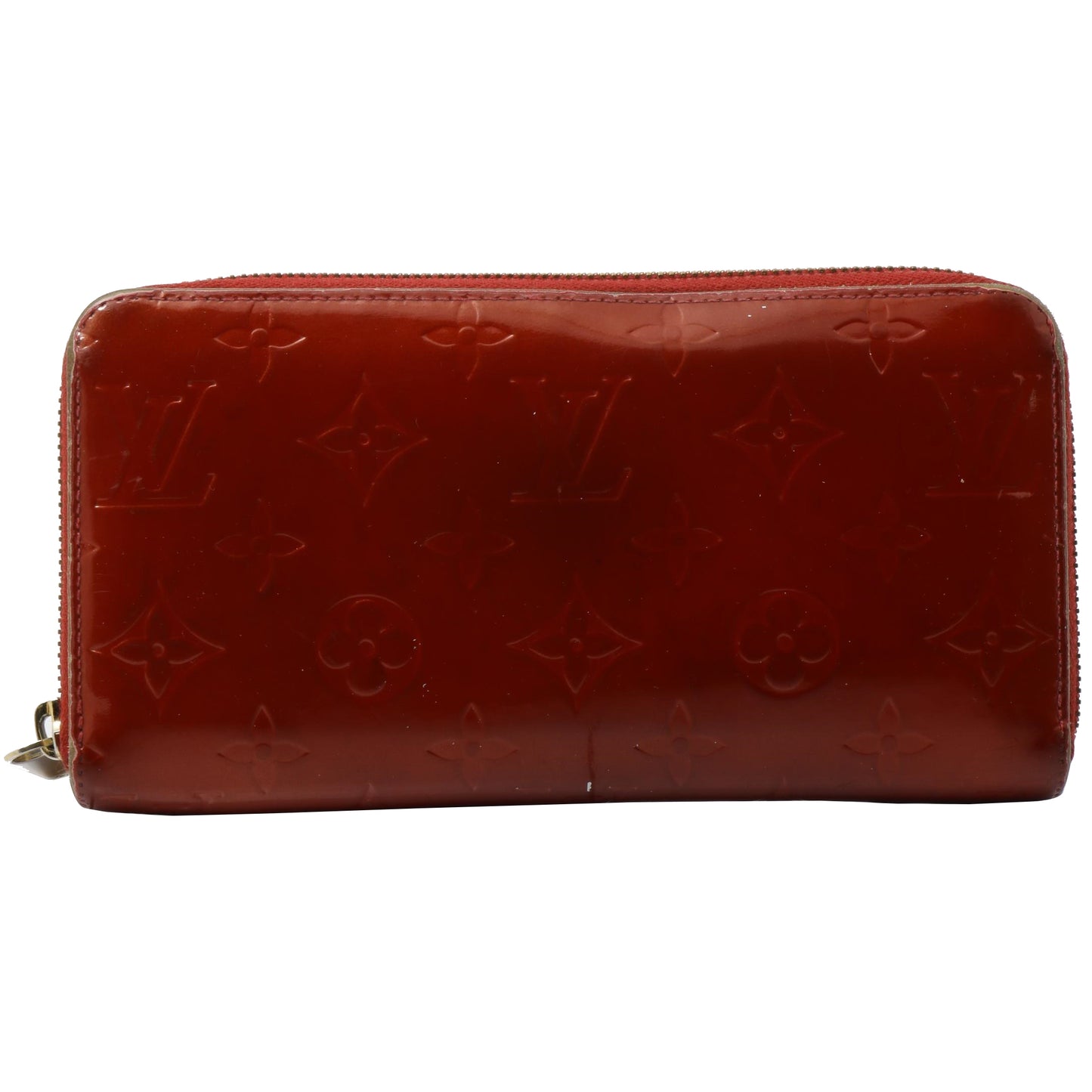 Vernis Red Zippy Wallet