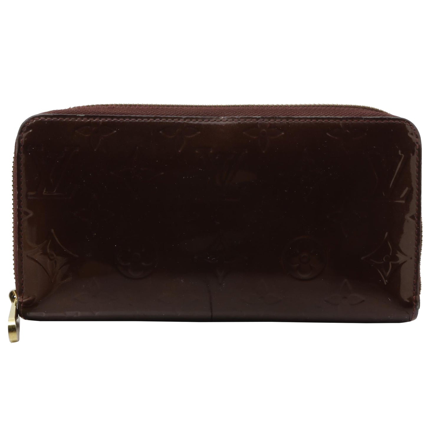 Vernis Burgundy Zippy Wallet