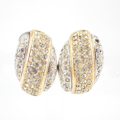 Gold Rhinestone Earrings