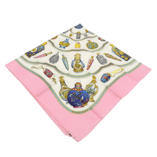 Pink Silk Scarf