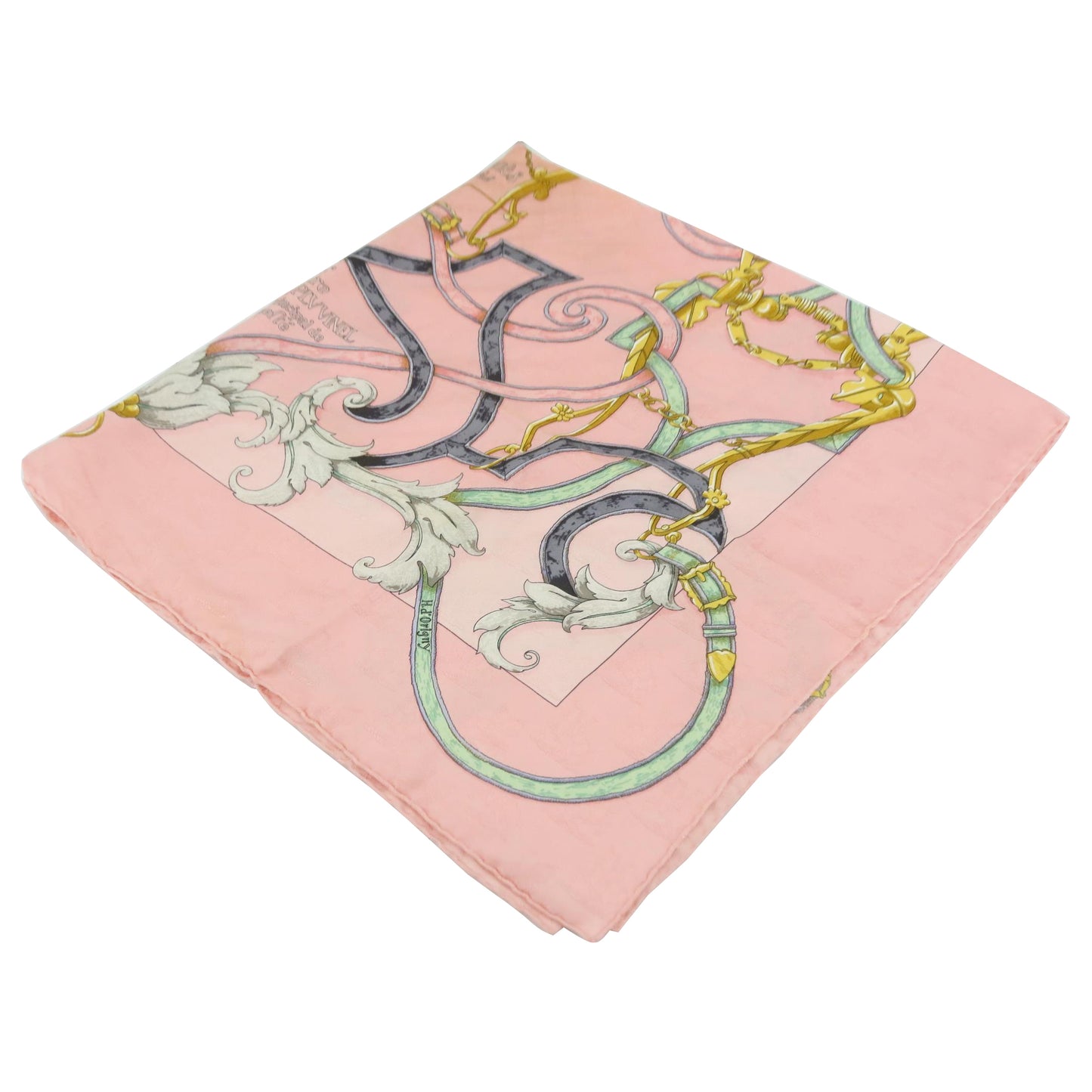 Pink Silk Scarf