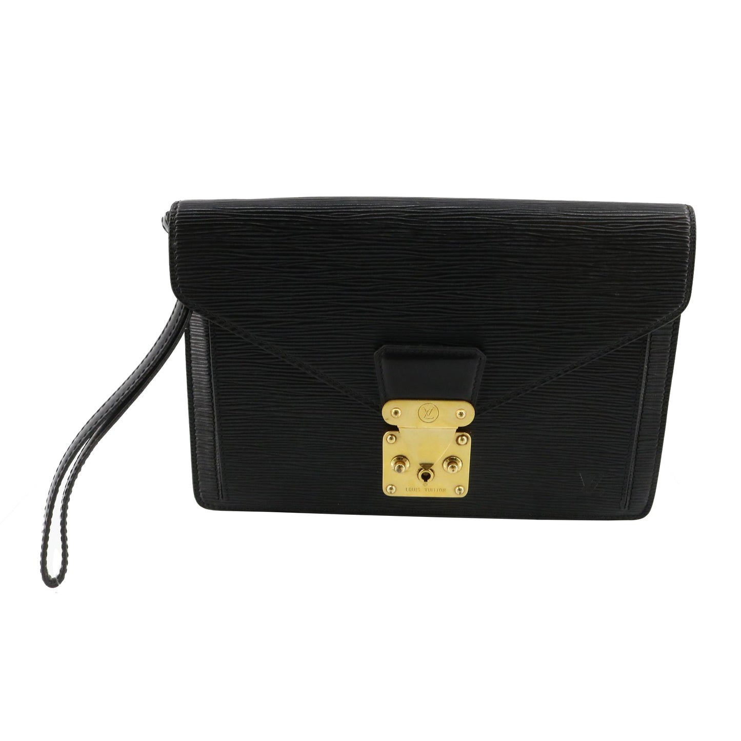 Epi Black Clutch Bag