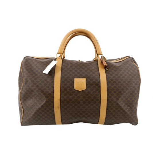 Brown Macadam Boston Bag