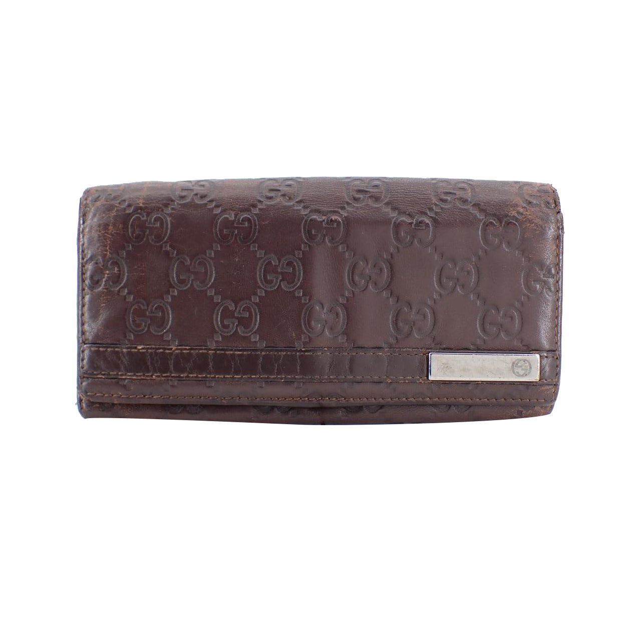 Brown Sima Long Wallet