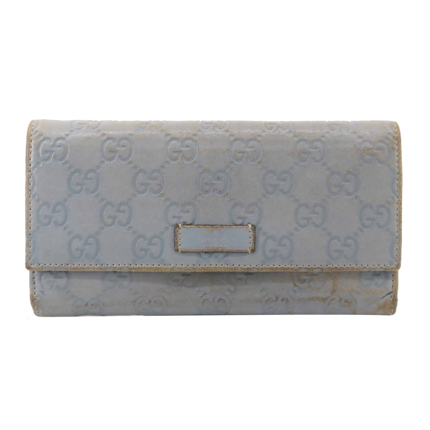 Grey Sima Long Wallet