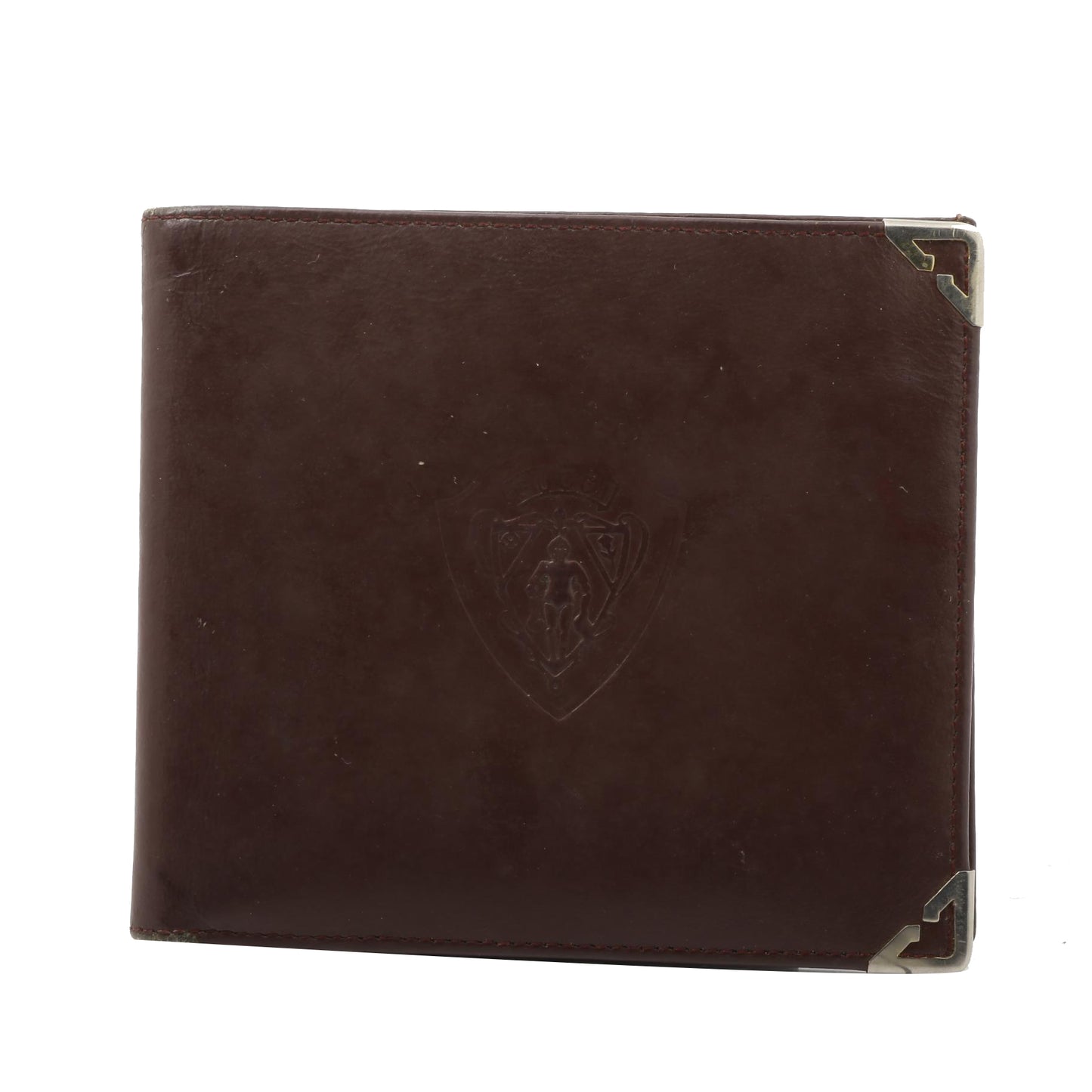 Brown Leather Bi-Fold Wallet