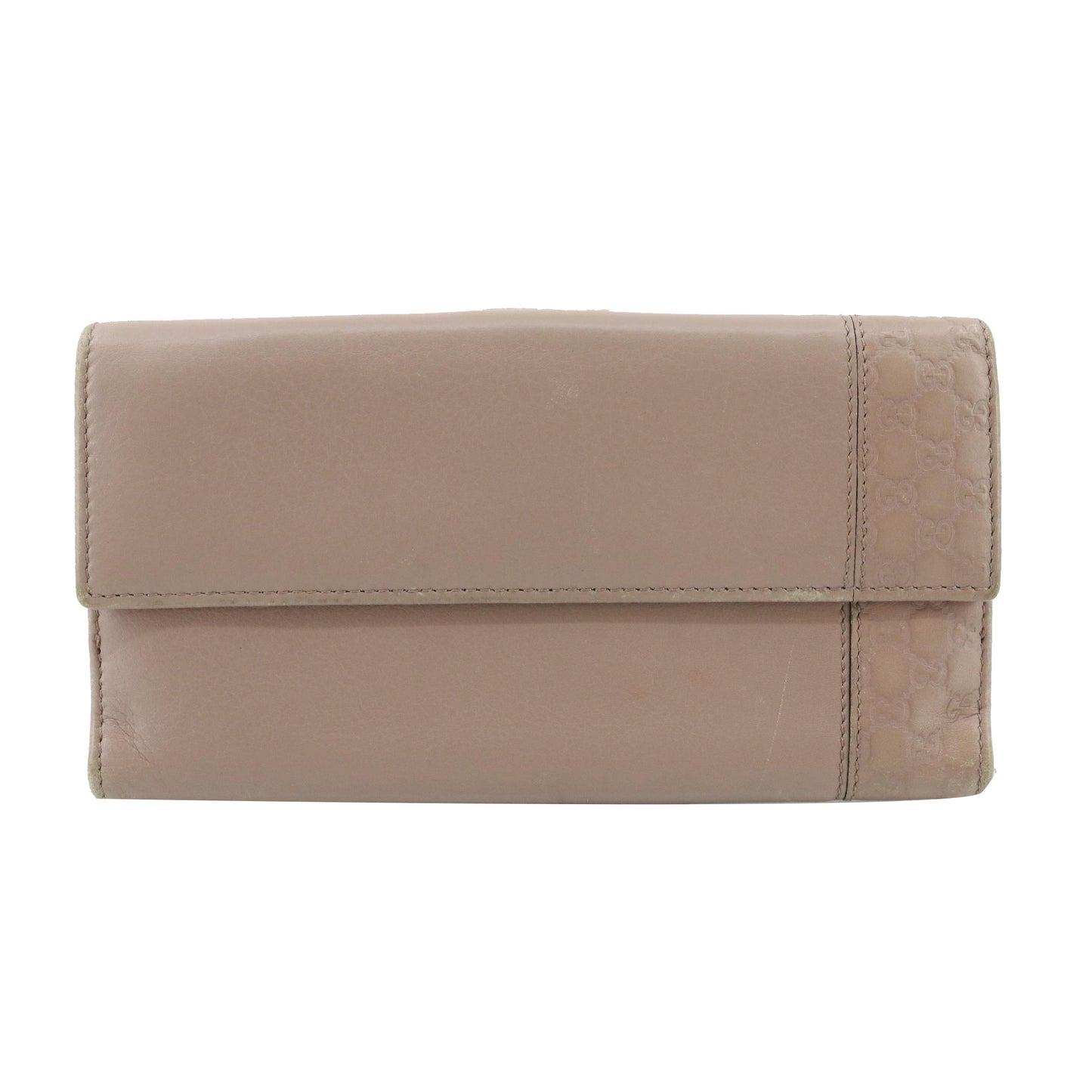 Brown Leather Long Wallet