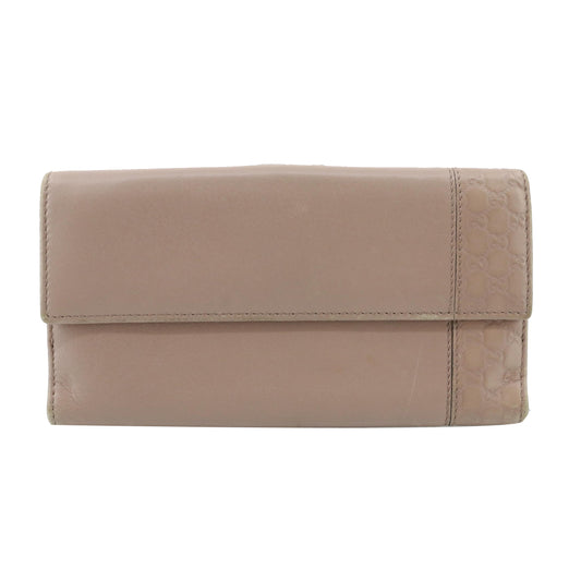 Brown Leather Long Wallet