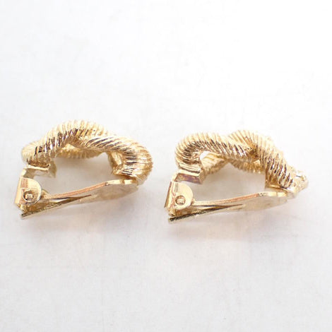 Gold Rhinestone  Earrings