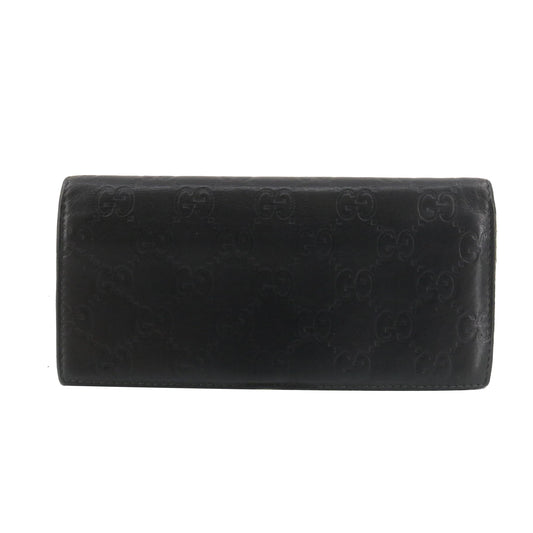 Black Sima Long Wallet