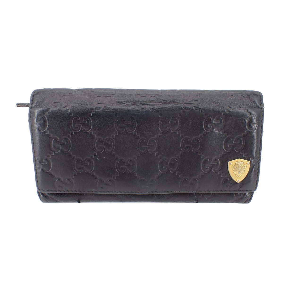 Black Sima Long Wallet