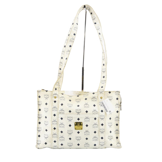 White Visetos Tote Bag