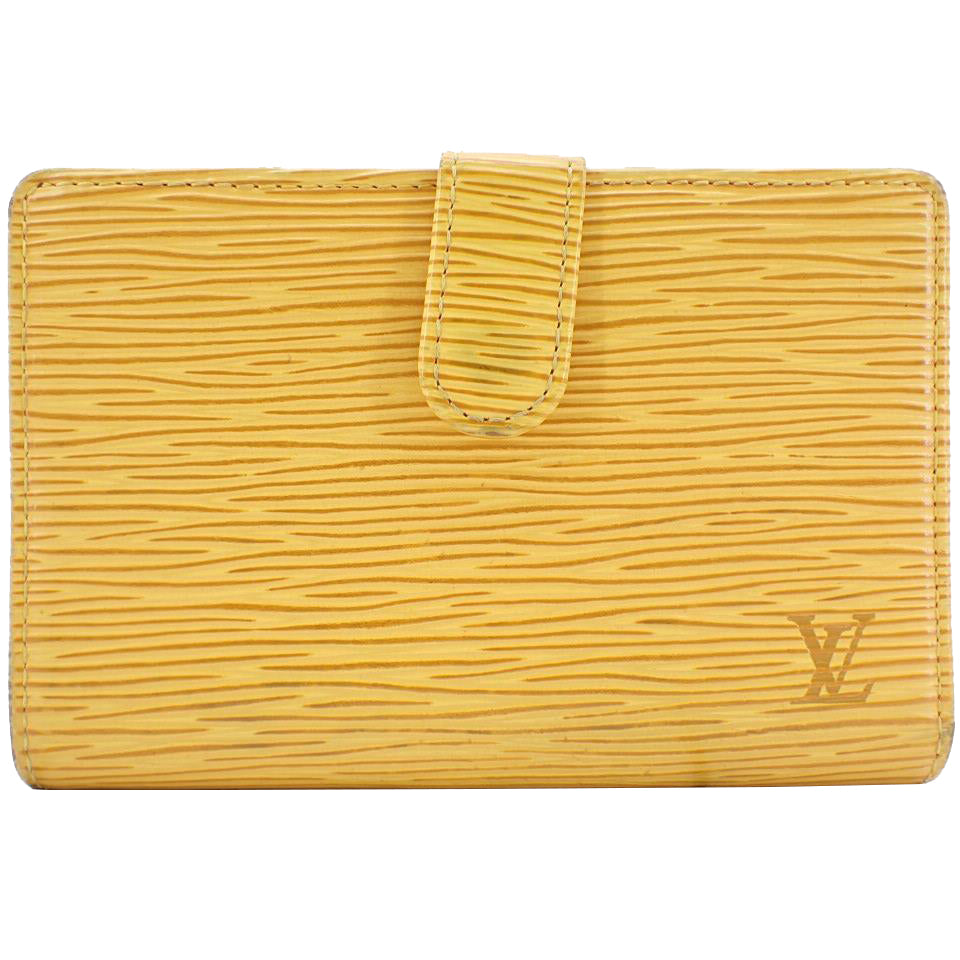 Epi Yellow Viennois Wallet