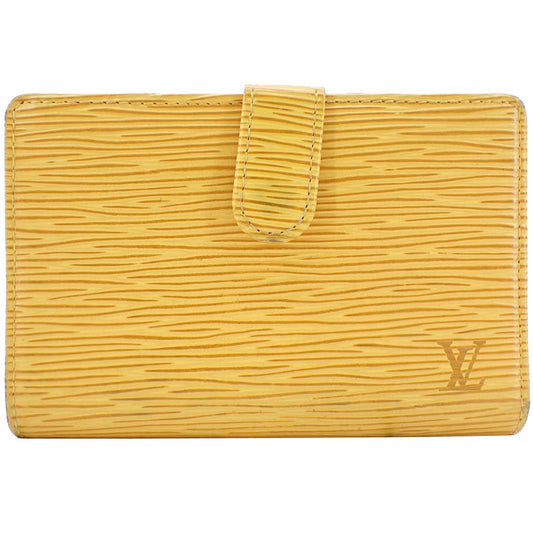 Epi Yellow Viennois Wallet