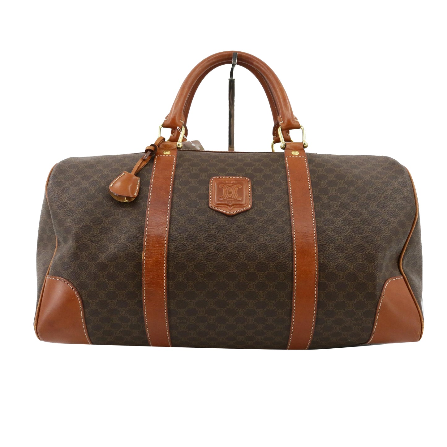 Brown Macadam Boston Bag