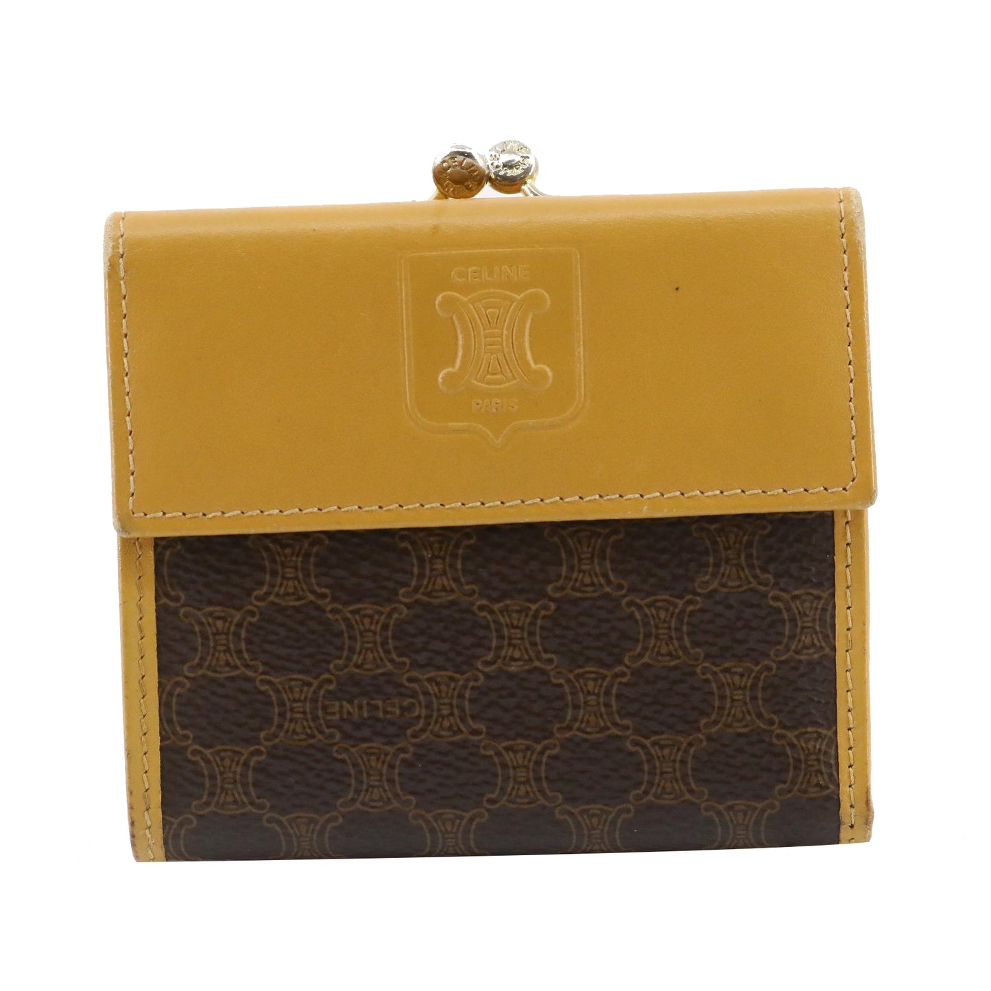 Brown Macadam Bi-fold Wallet