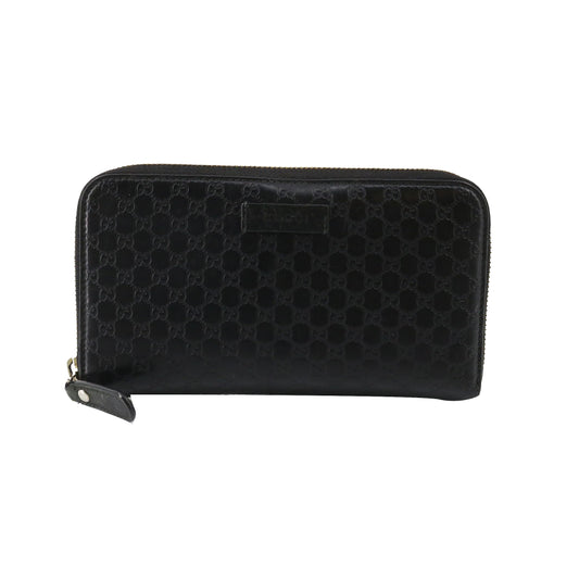 Black Sima Zippy Wallet