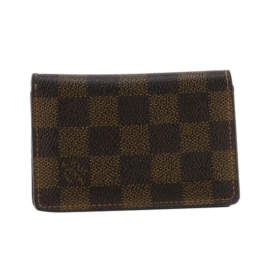 Damier Ebene Card Case