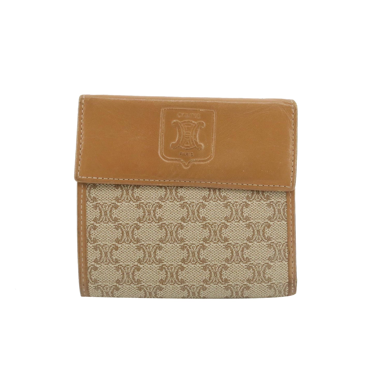 Brown Macadam Tri-fold Wallet