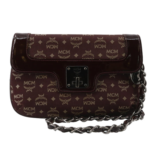 Maroon Visetos Shoulder bag