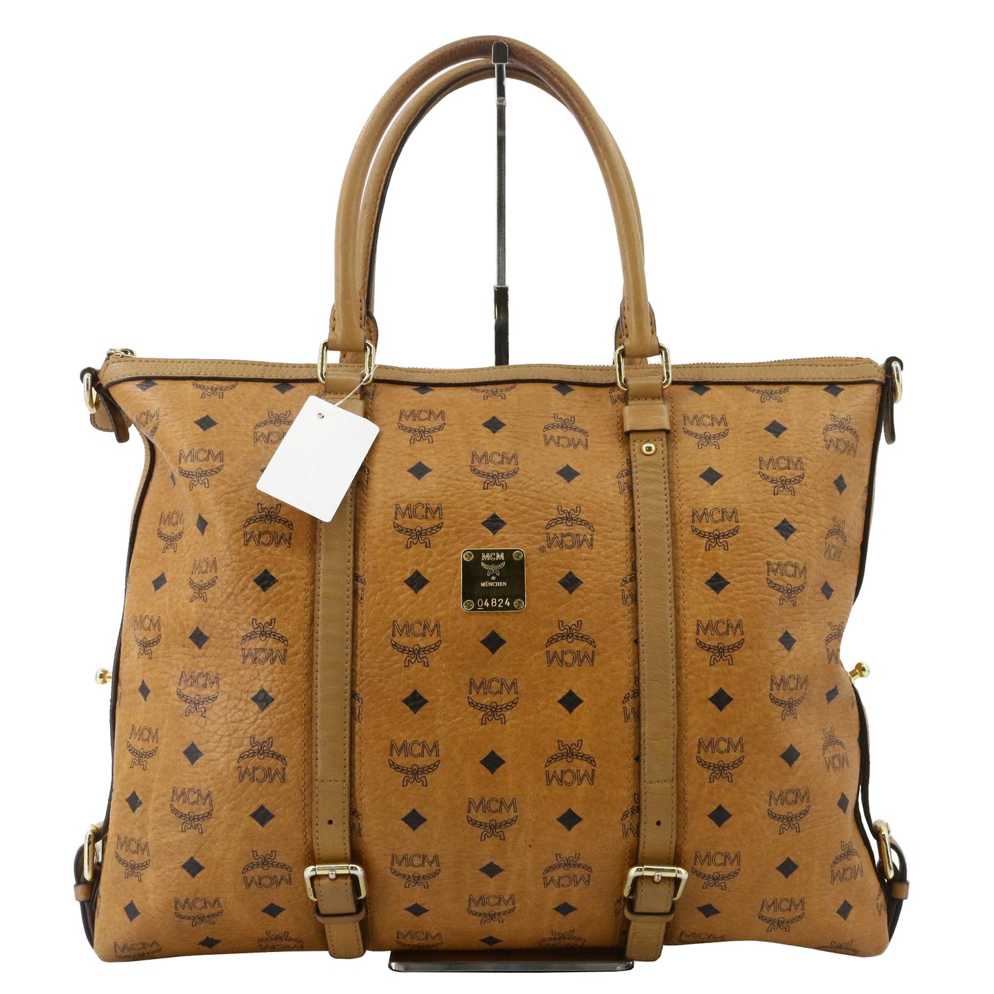 Brown Visetos Tote Bag