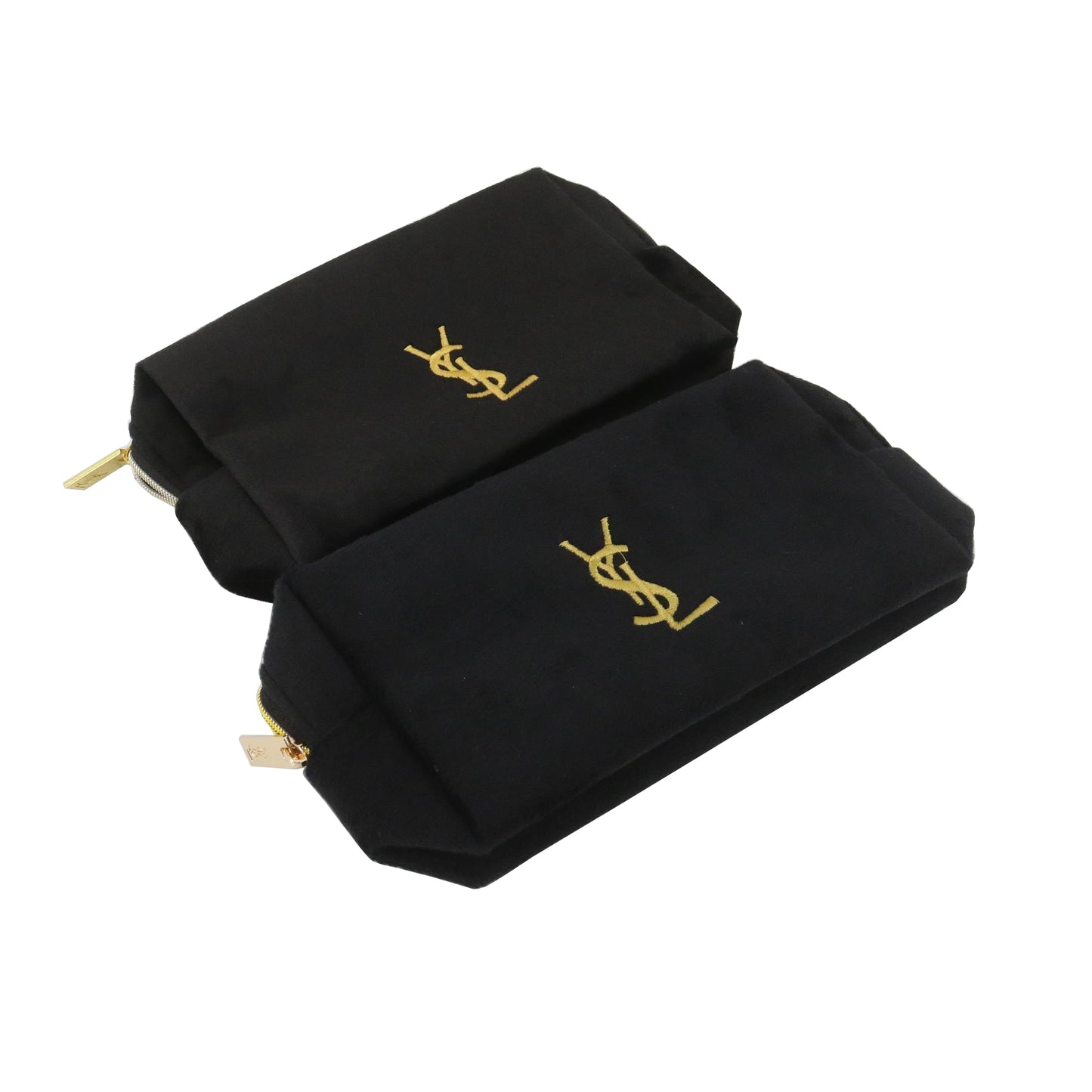 Black Set of 2 YSL Cosmetic Pouch