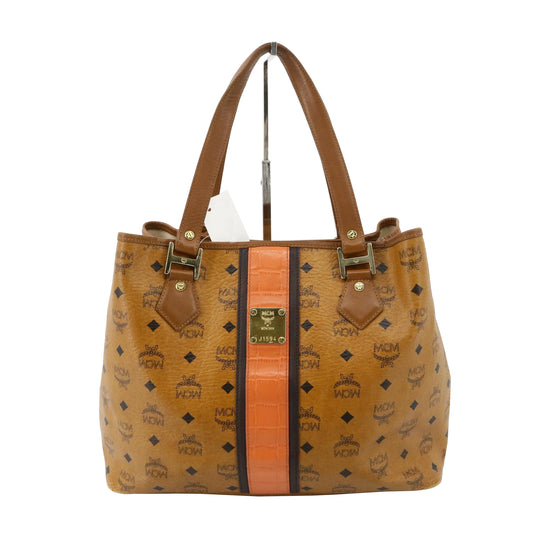 Brown Visetos Tote Bag