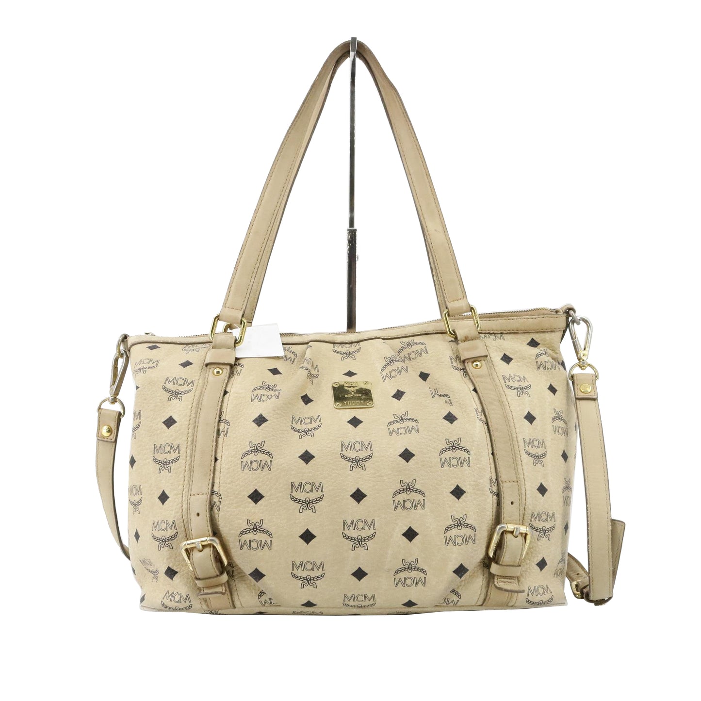 Ivory Visetos Tote Bag