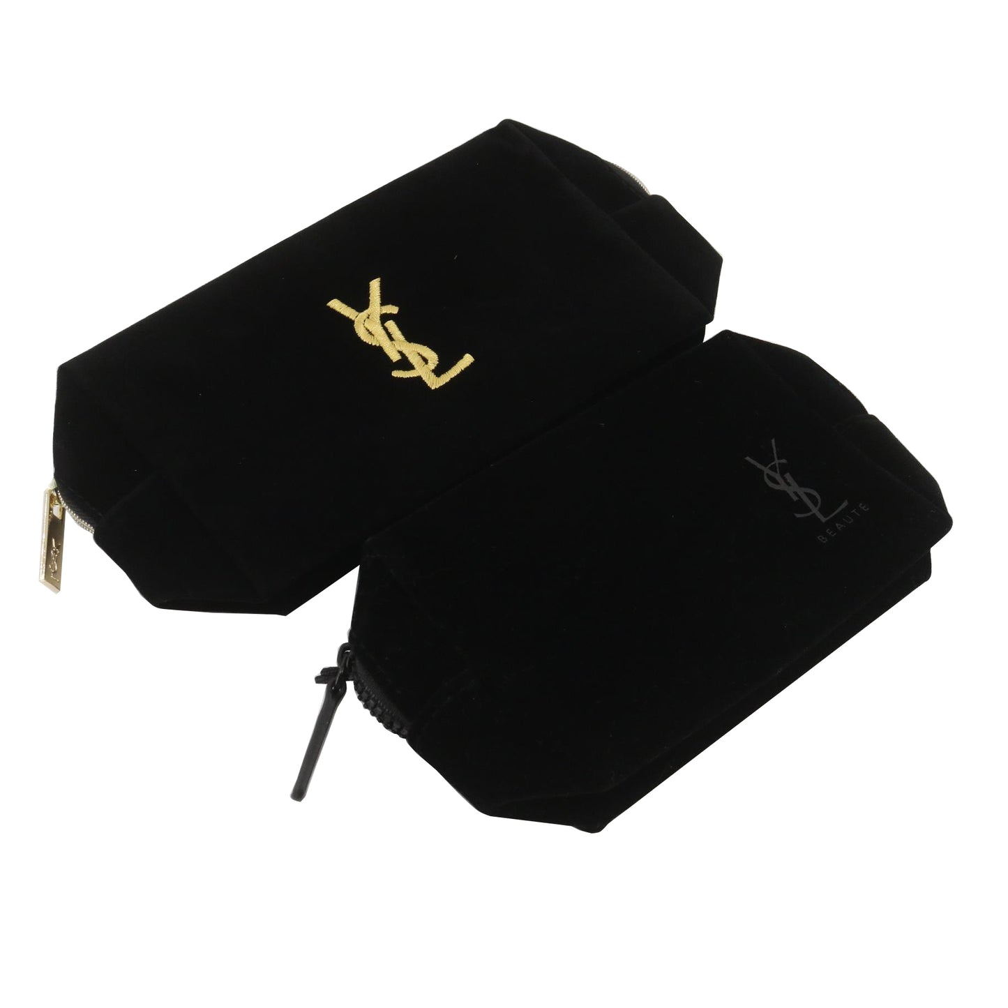 Black Set of 2 YSL Cosmetic Pouch