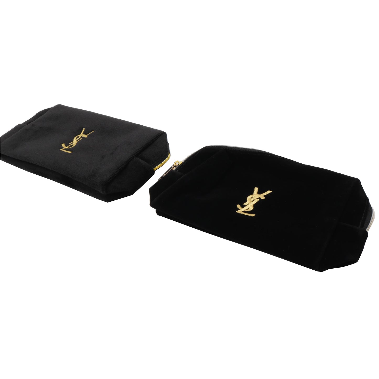 Black Set of 2 YSL Cosmetic Pouch