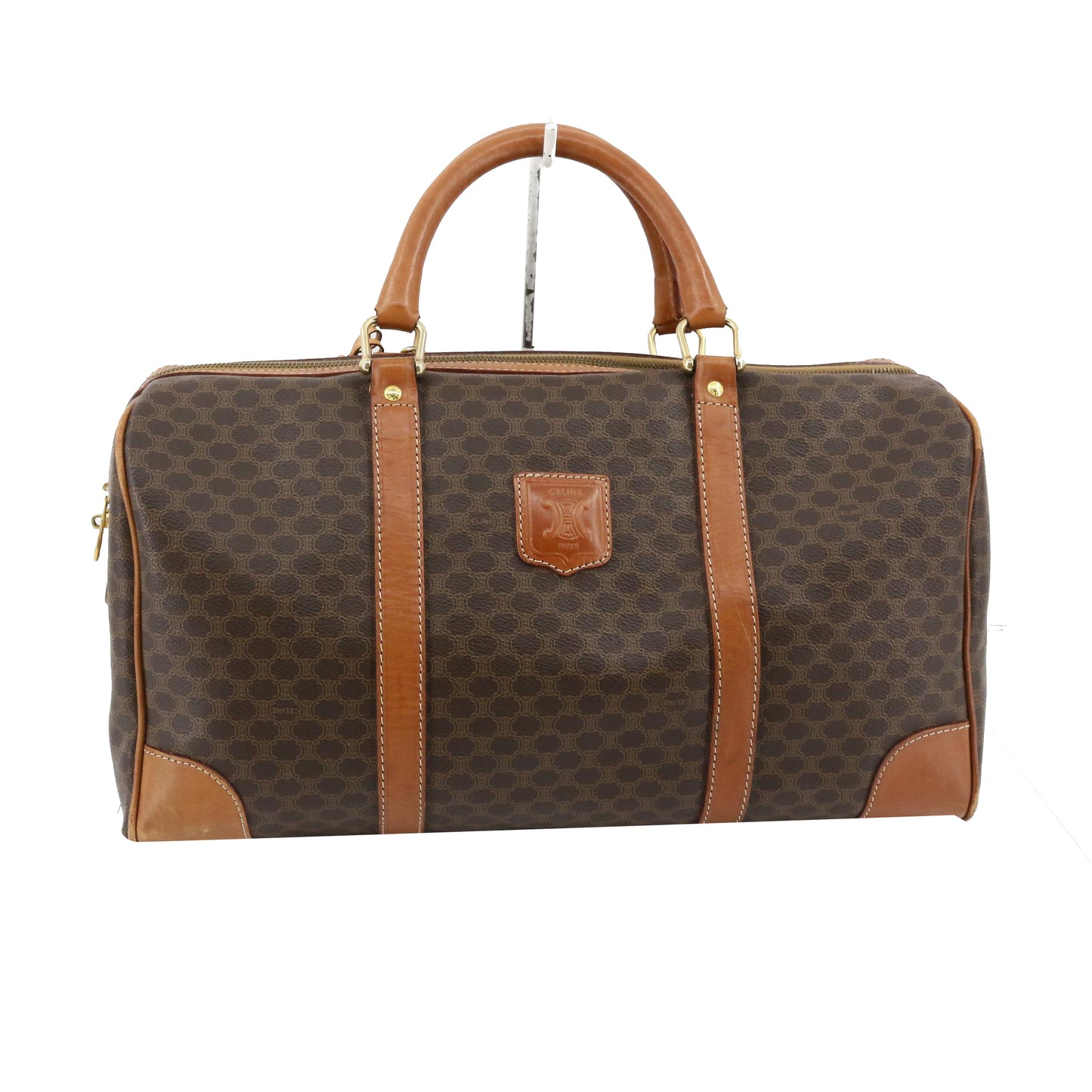 Brown Macadam Boston Bag