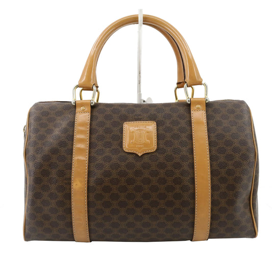 Brown Macadam Boston Bag