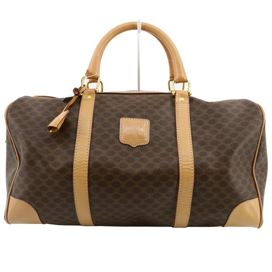 Brown Macadam Boston Bag