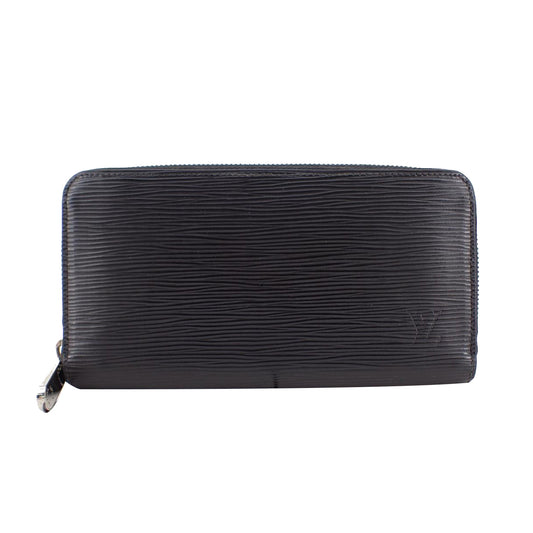 Epi Black Zippy Wallet