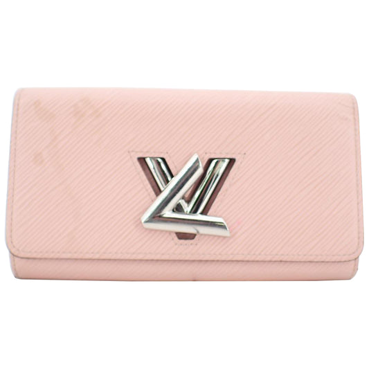 Epi Pink Twist Long Wallet