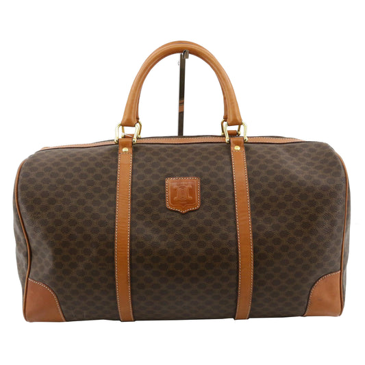 Brown Macadam Boston Bag