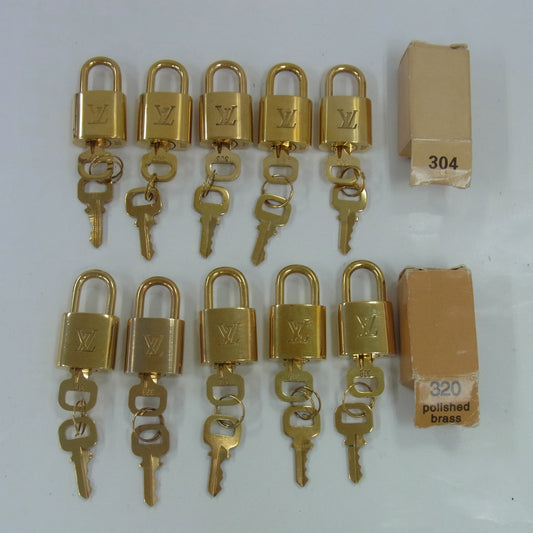 Set of 10 Padlocks