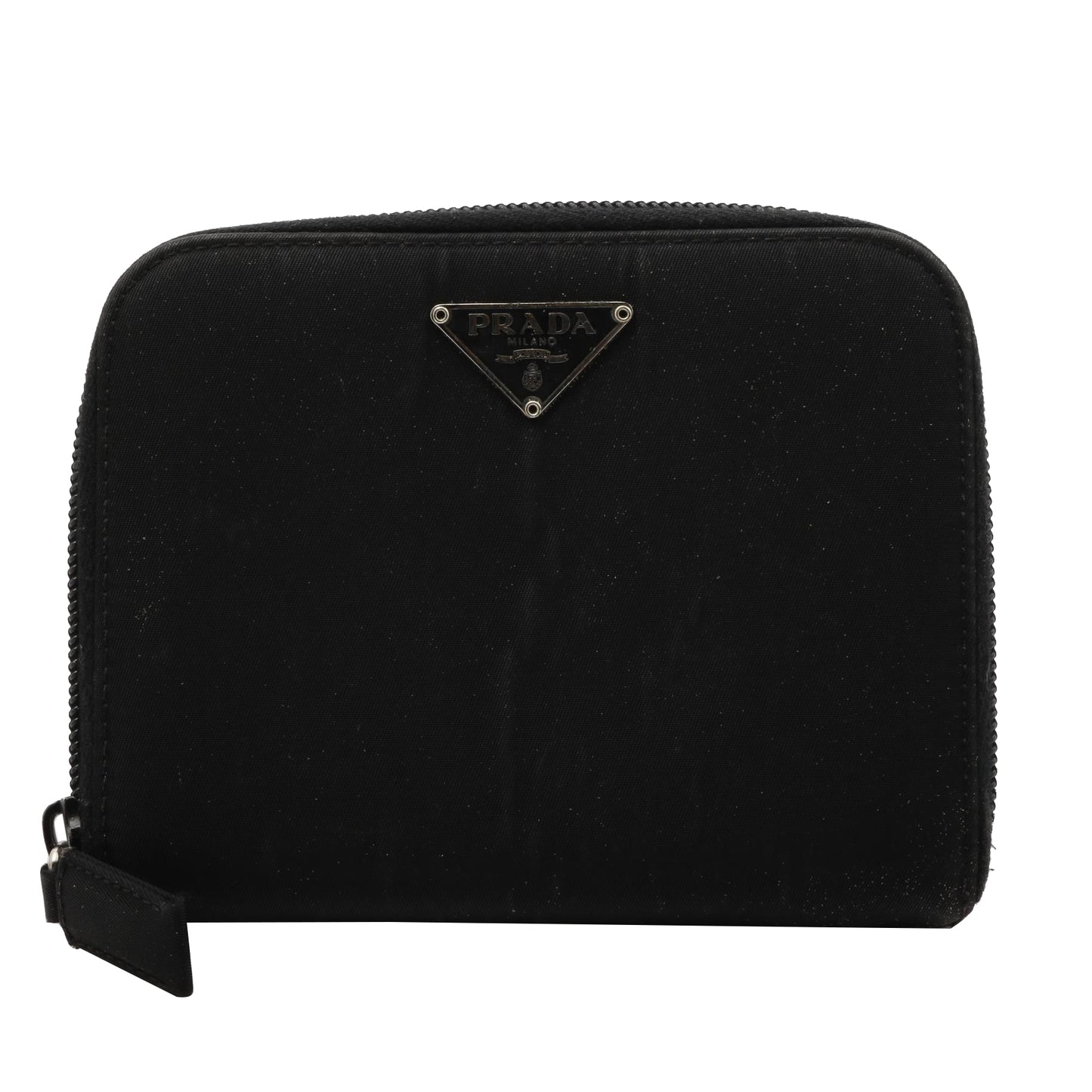 Black Nylon Zippy Wallet