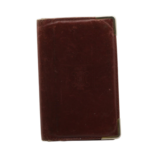 Red Leather Card Case