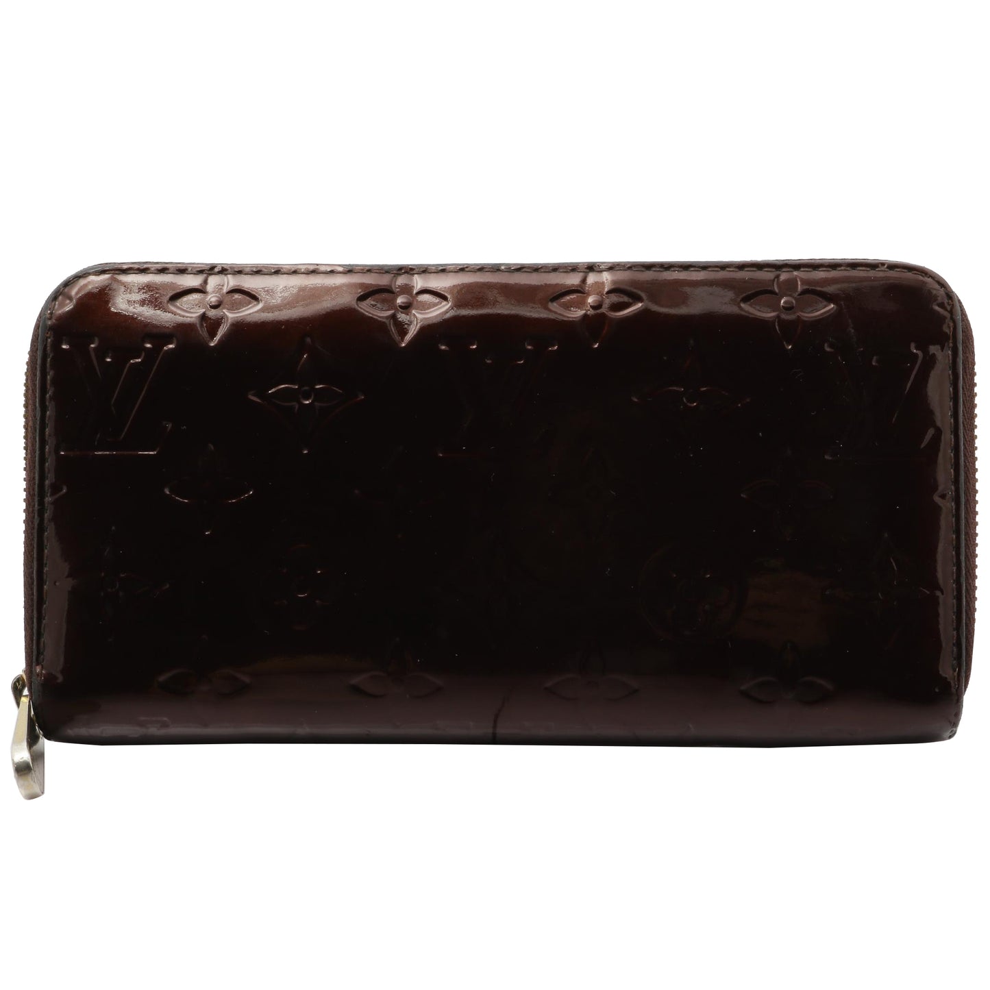 Vernis Burgundy Zippy Wallet