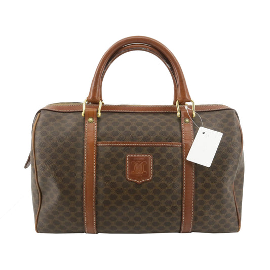 Brown Macadam Boston Bag