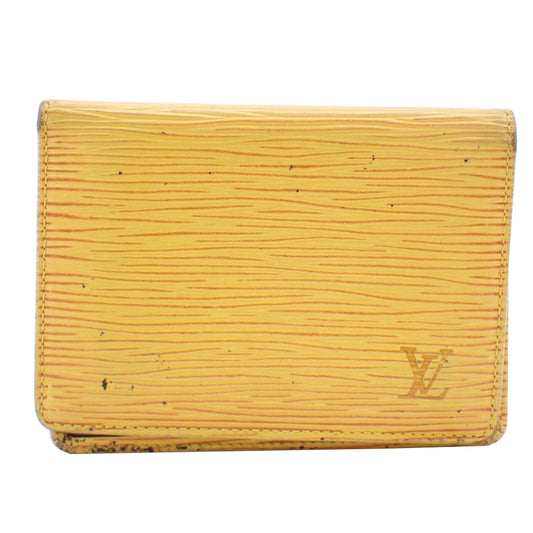 Epi Yellow Card Case