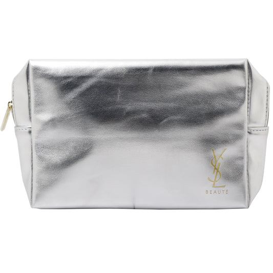 Silver Cosmetic Pouch