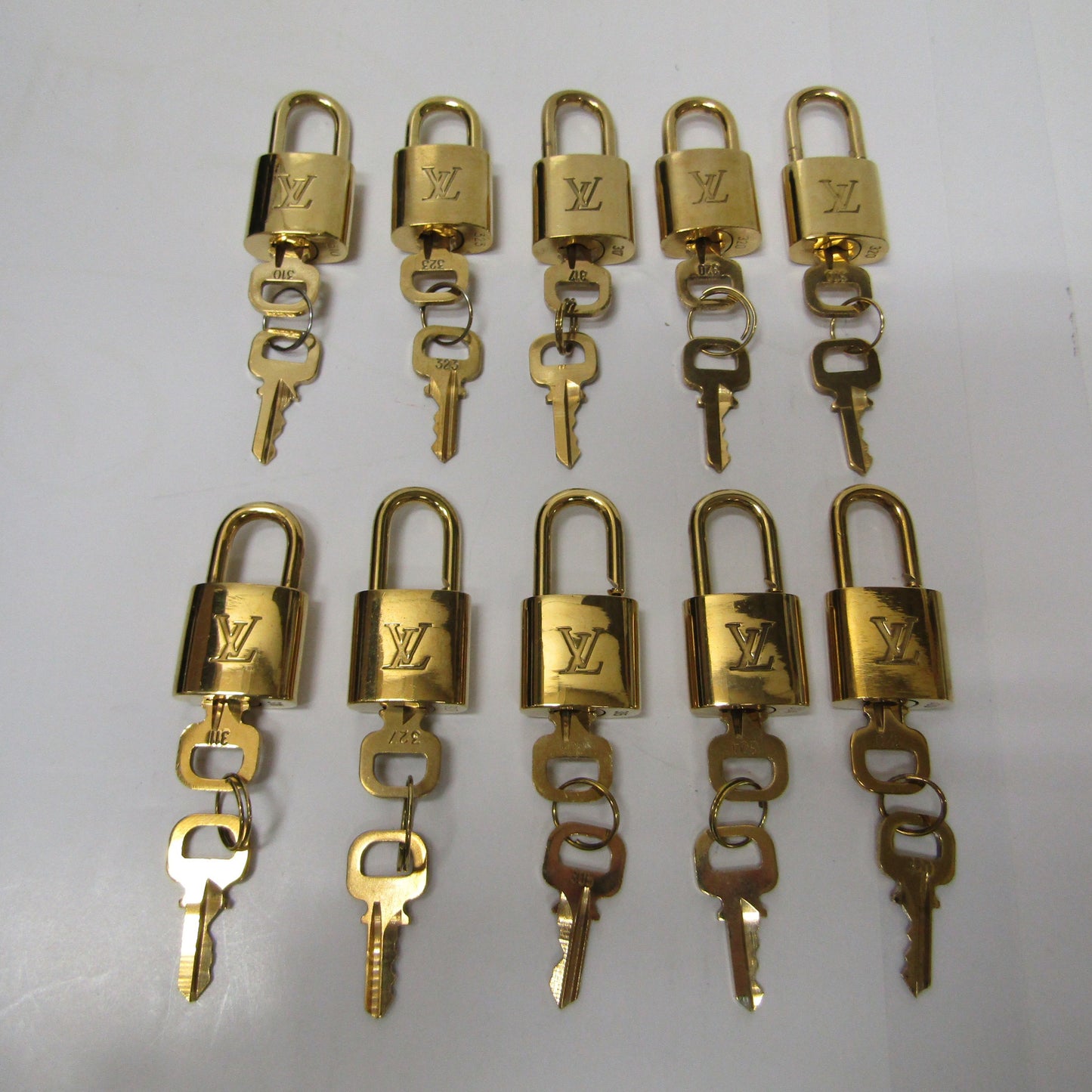 Set of 10 Padlocks