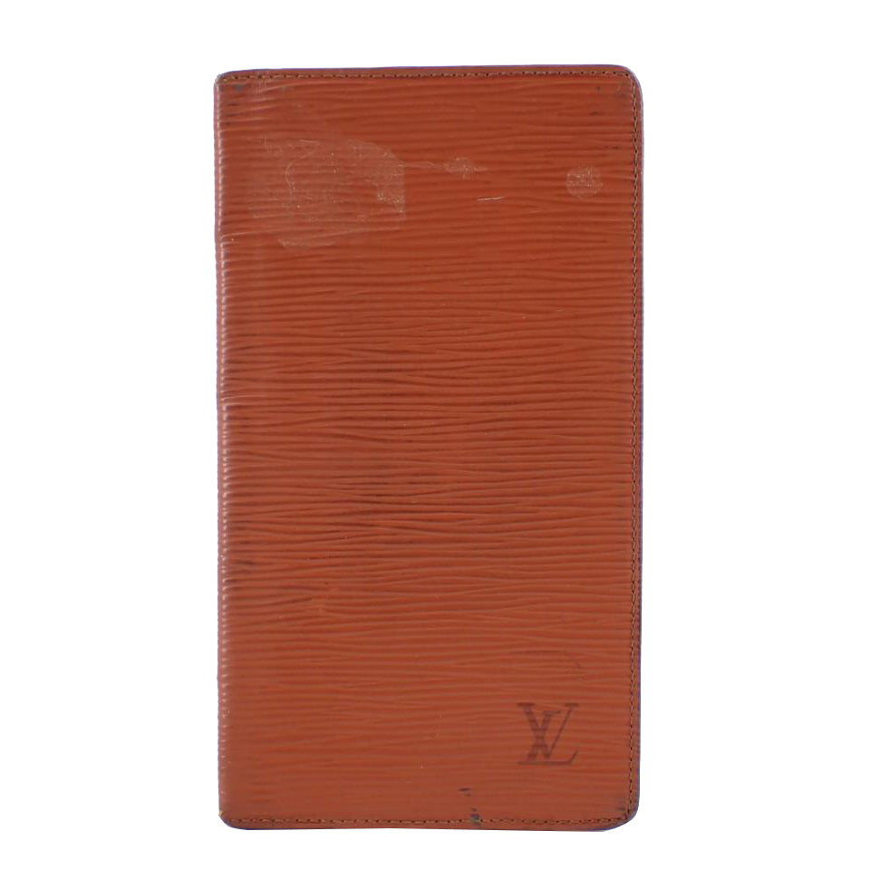 Epi Brown Long Wallet